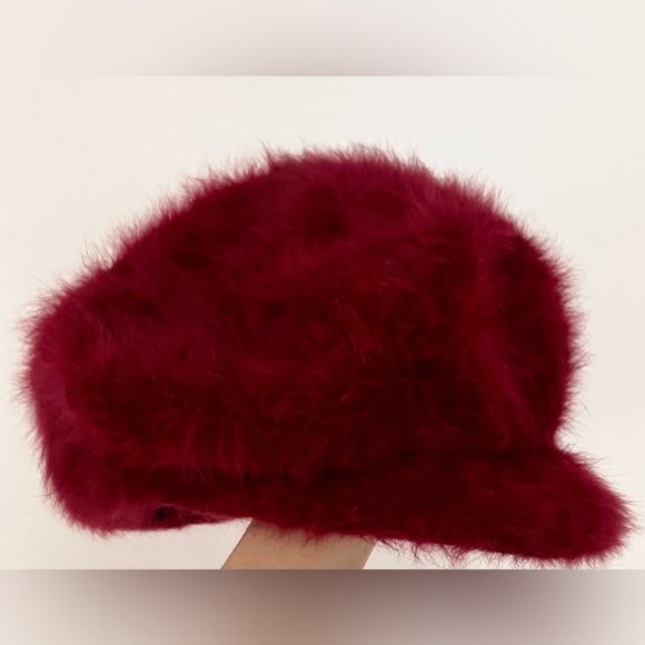 Kangol Accessories - Kangol Rich Burgundy Fur Hat